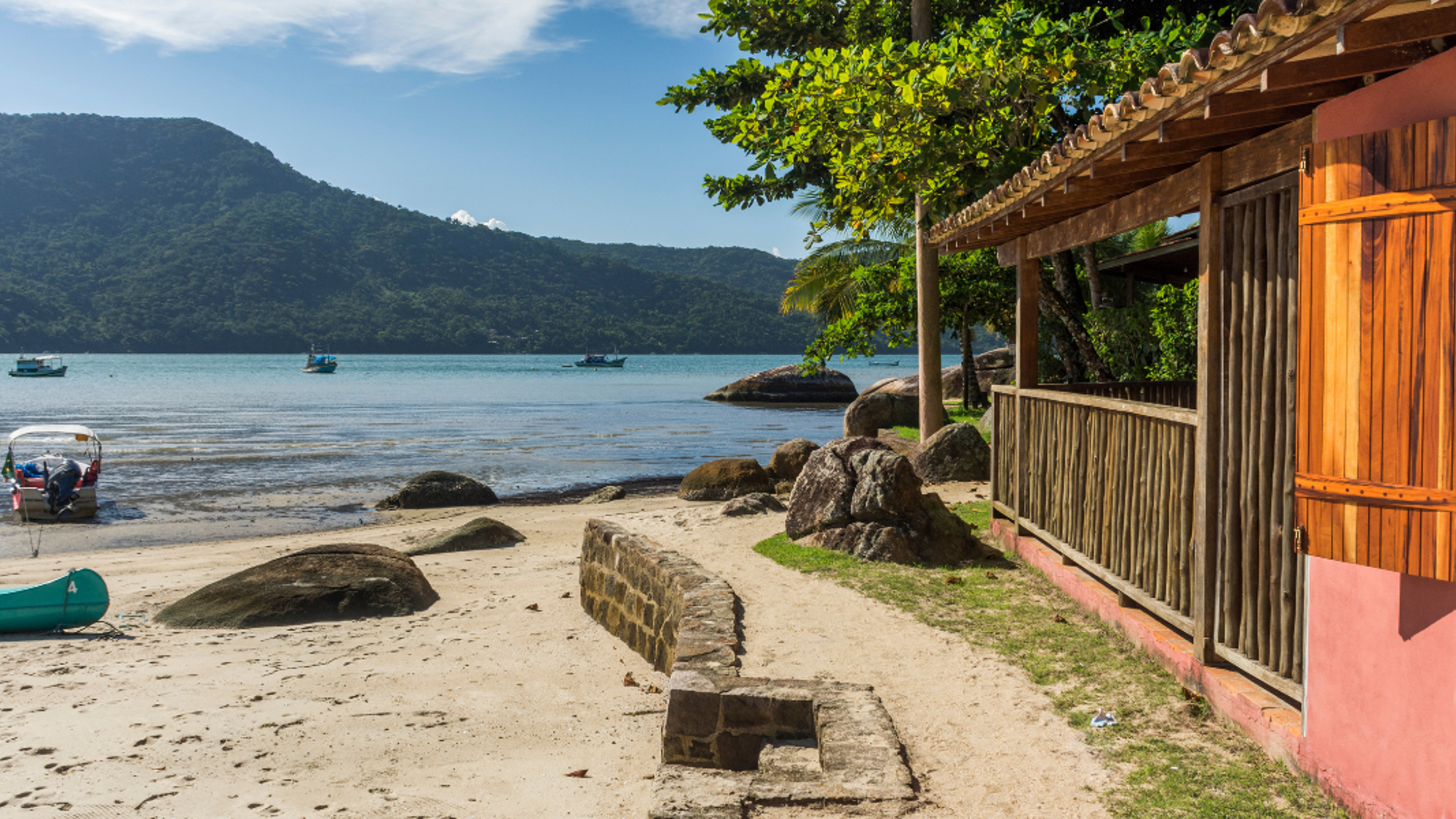 Paraty, plage de Saco de Mamangua