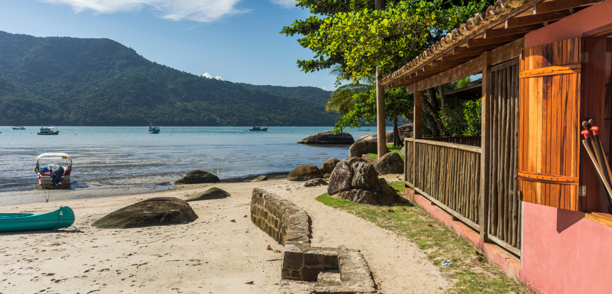 Paraty, plage de Saco de Mamangua