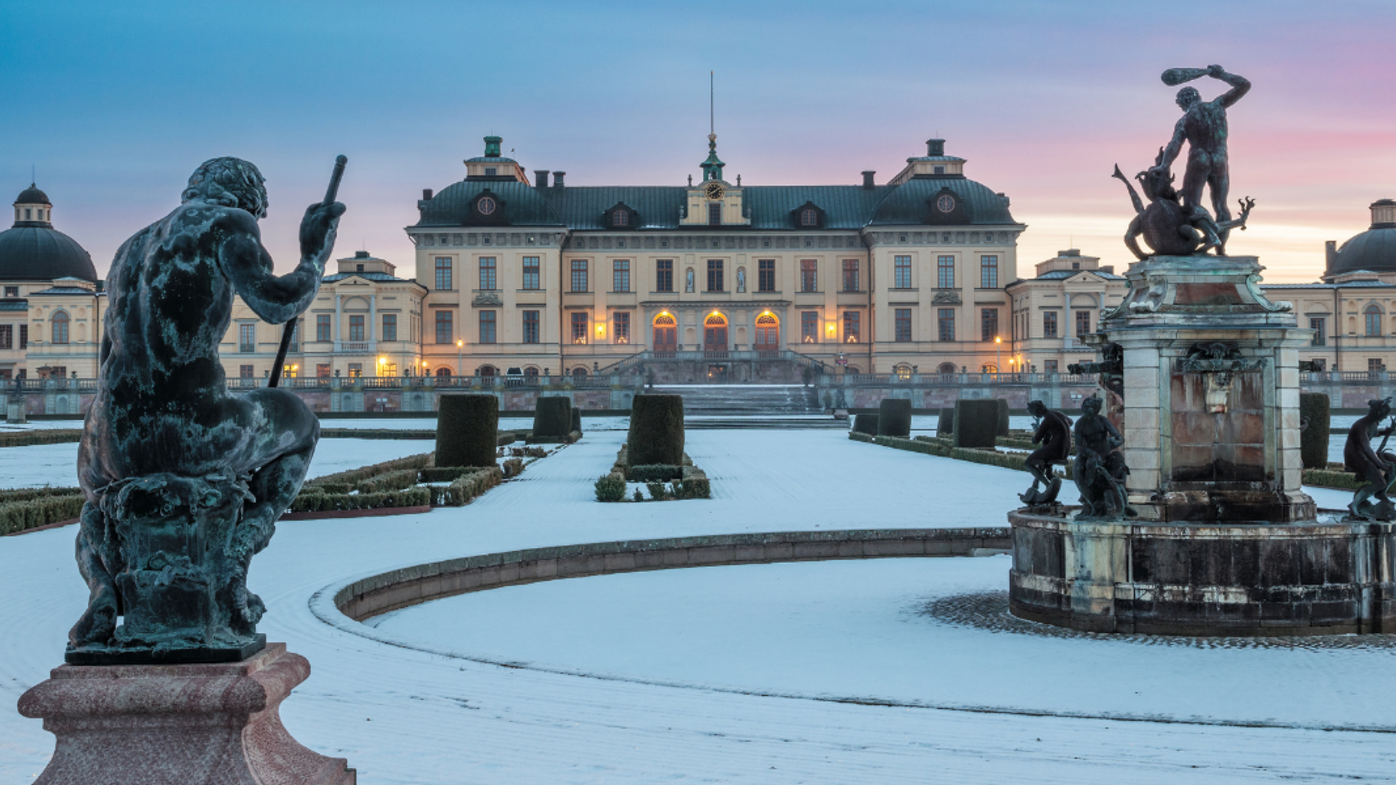 Le Palais de Drottningholm à Stockholm