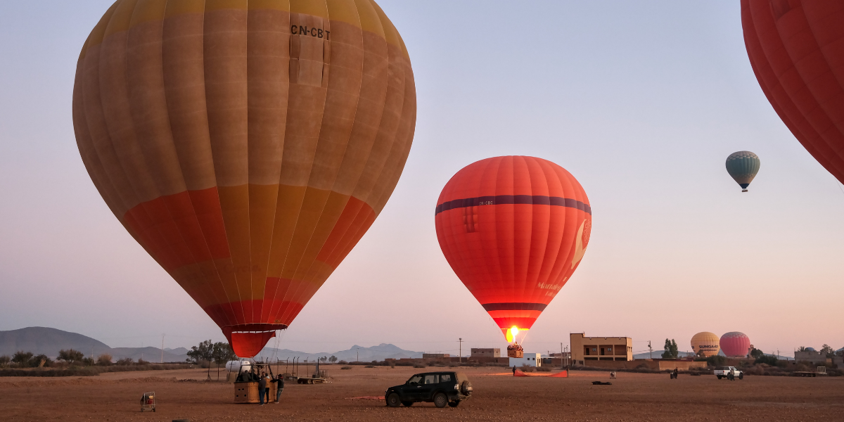 Vol en montgolfière, Marrakech (activité en supplément, voir en option) ©Shutterstock 