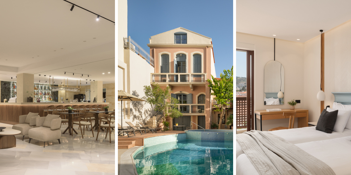 Votre hébergement, l'hôtel Ideon 3* (normes locales), Rethymnon (ou similaire)- Jours 1 à 7