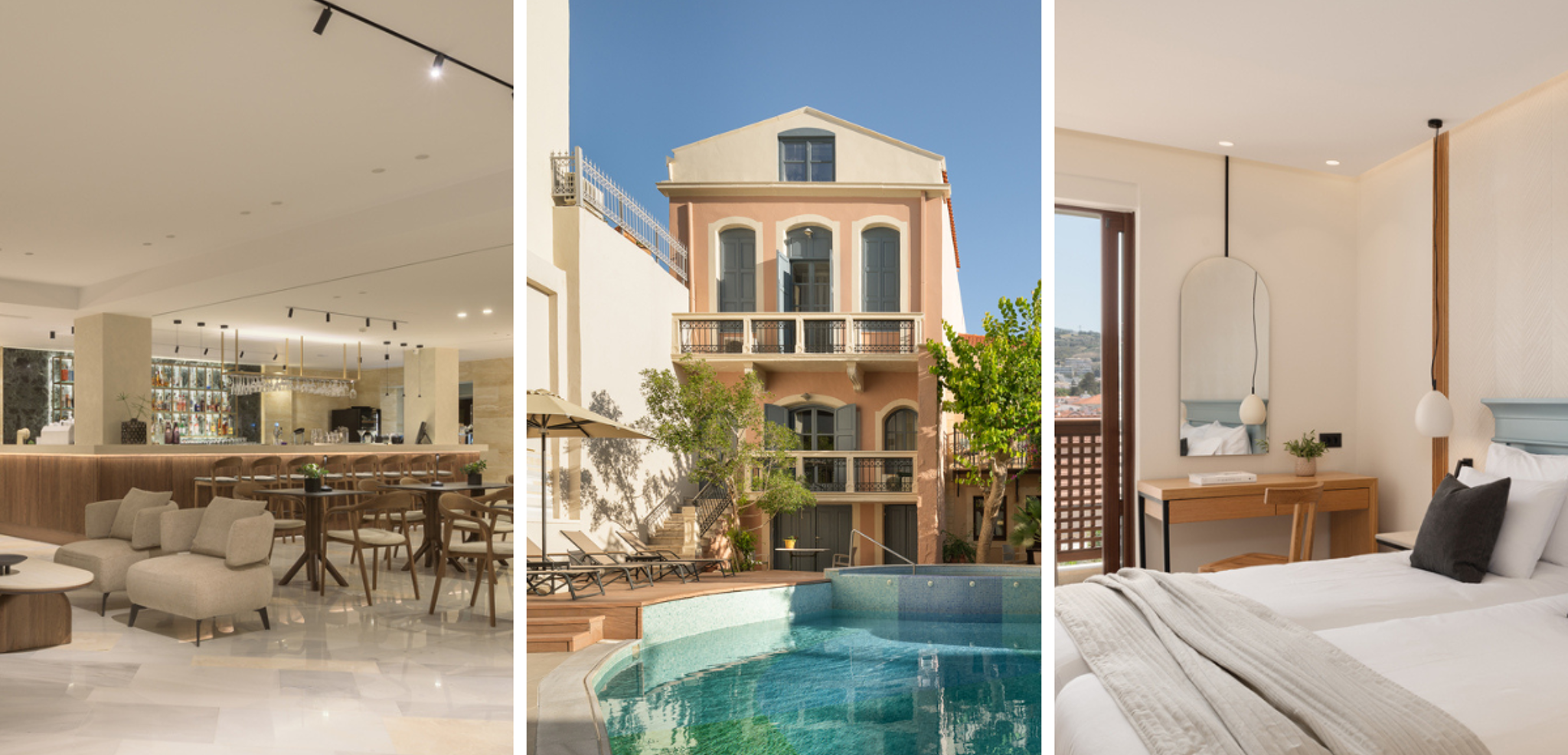 Votre hébergement, l'hôtel Ideon 3* (normes locales), Rethymnon (ou similaire)- Jours 1 à 7