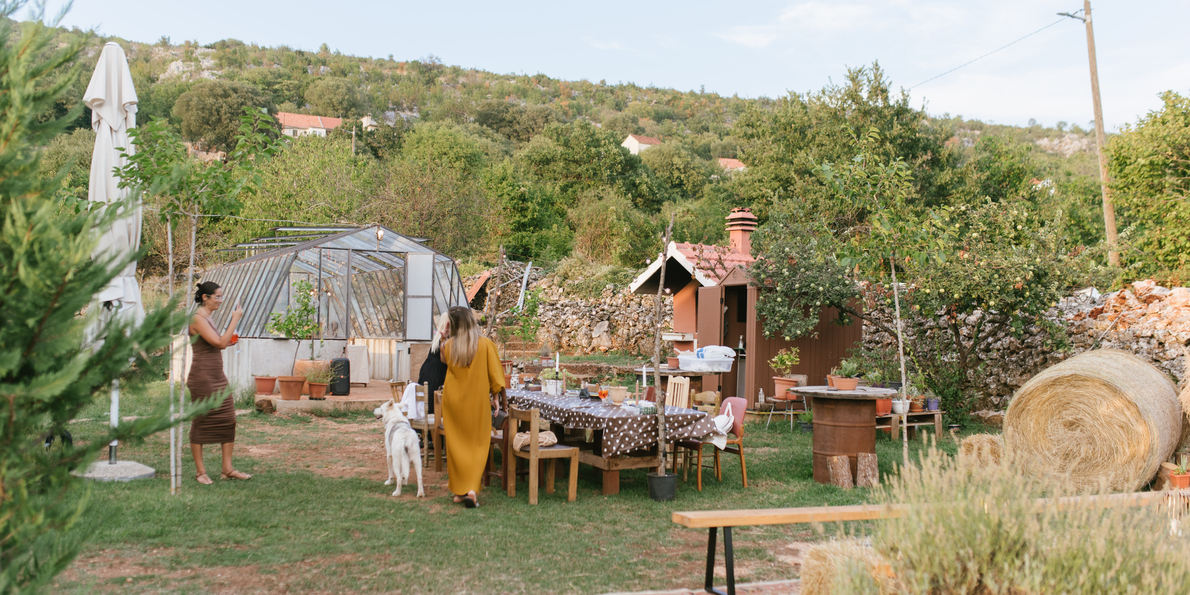 Activité peinture, Farm house OPG, Croatie