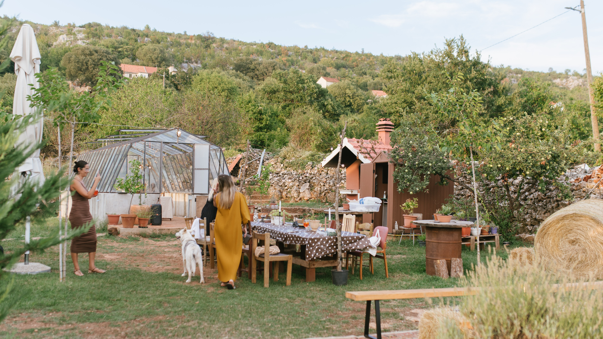 Activité peinture, Farm house OPG, Croatie