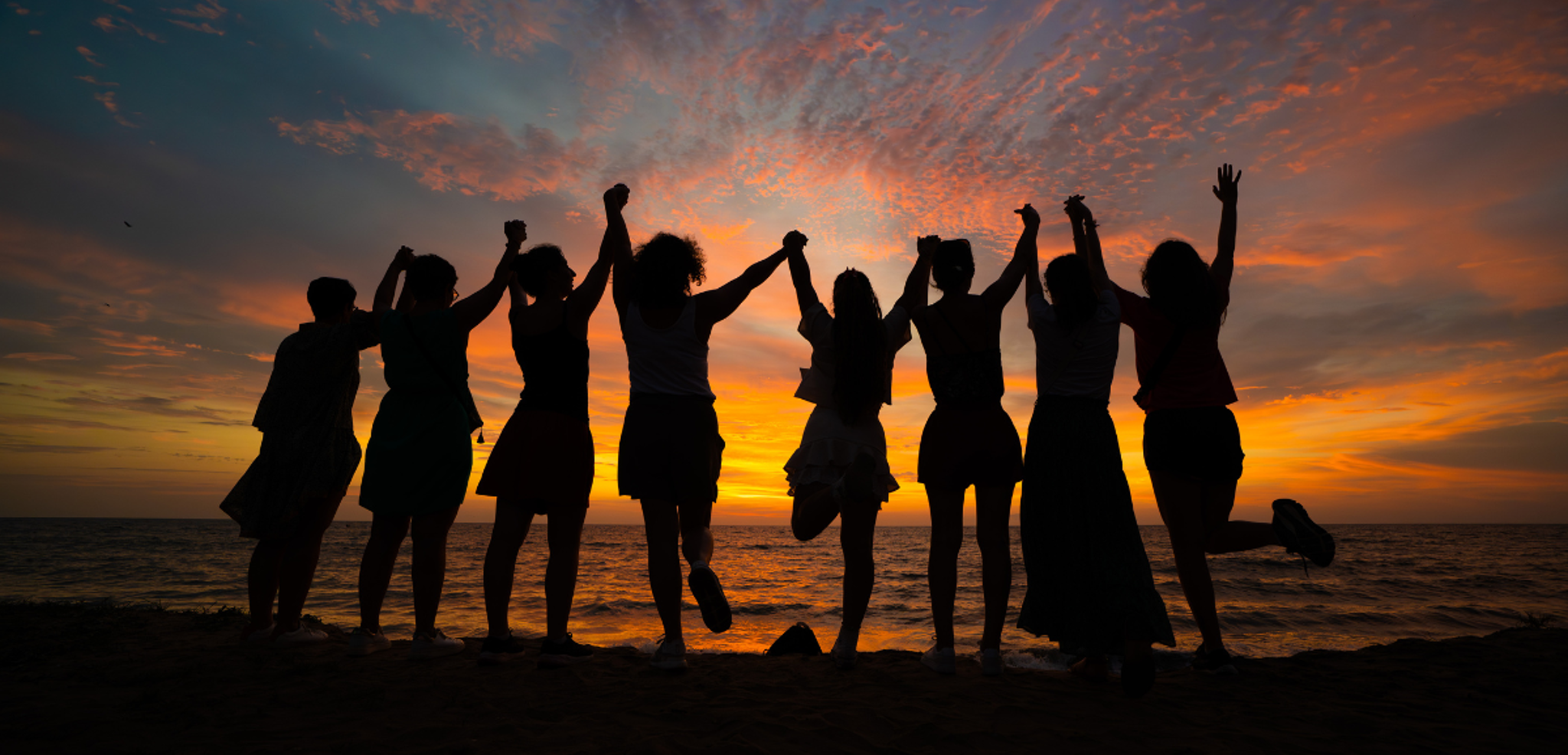 Le coucher de soleil à Colombo, jour 12