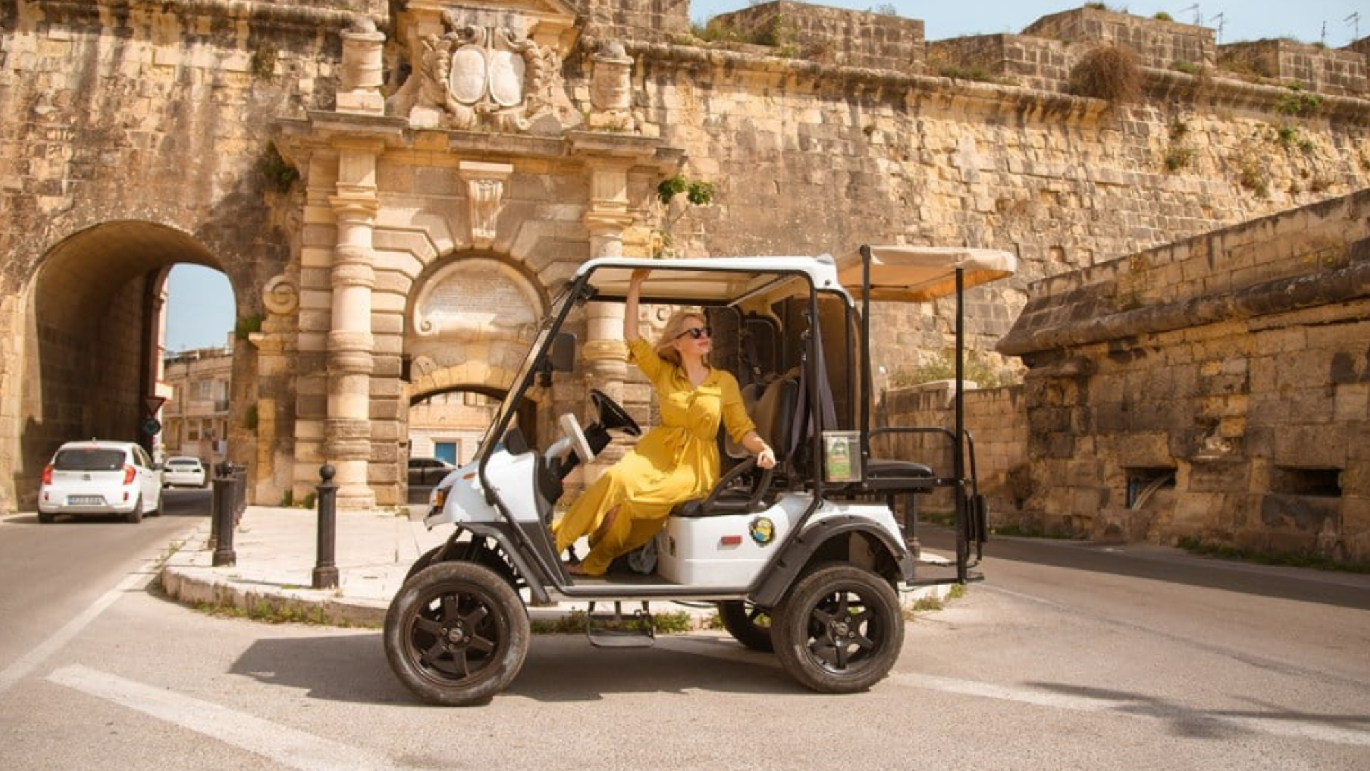 Au volant de vos voiturettes électriques (photo non contractuelle)