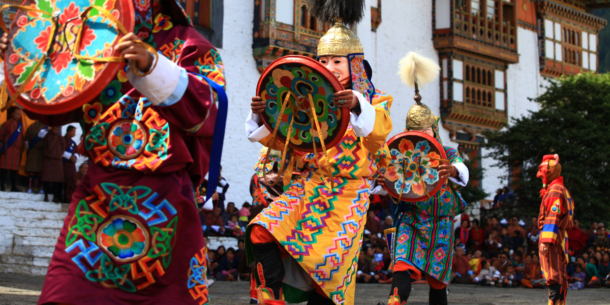 Festival Tsechu, Bhoutan 