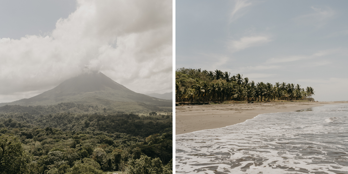 Entre volcan, jungle et plage