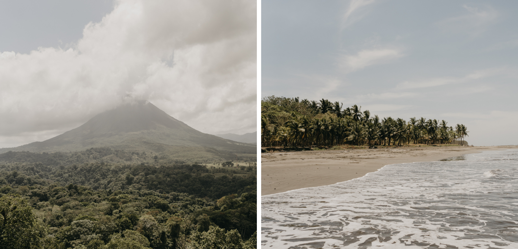 Entre volcan, jungle et plage