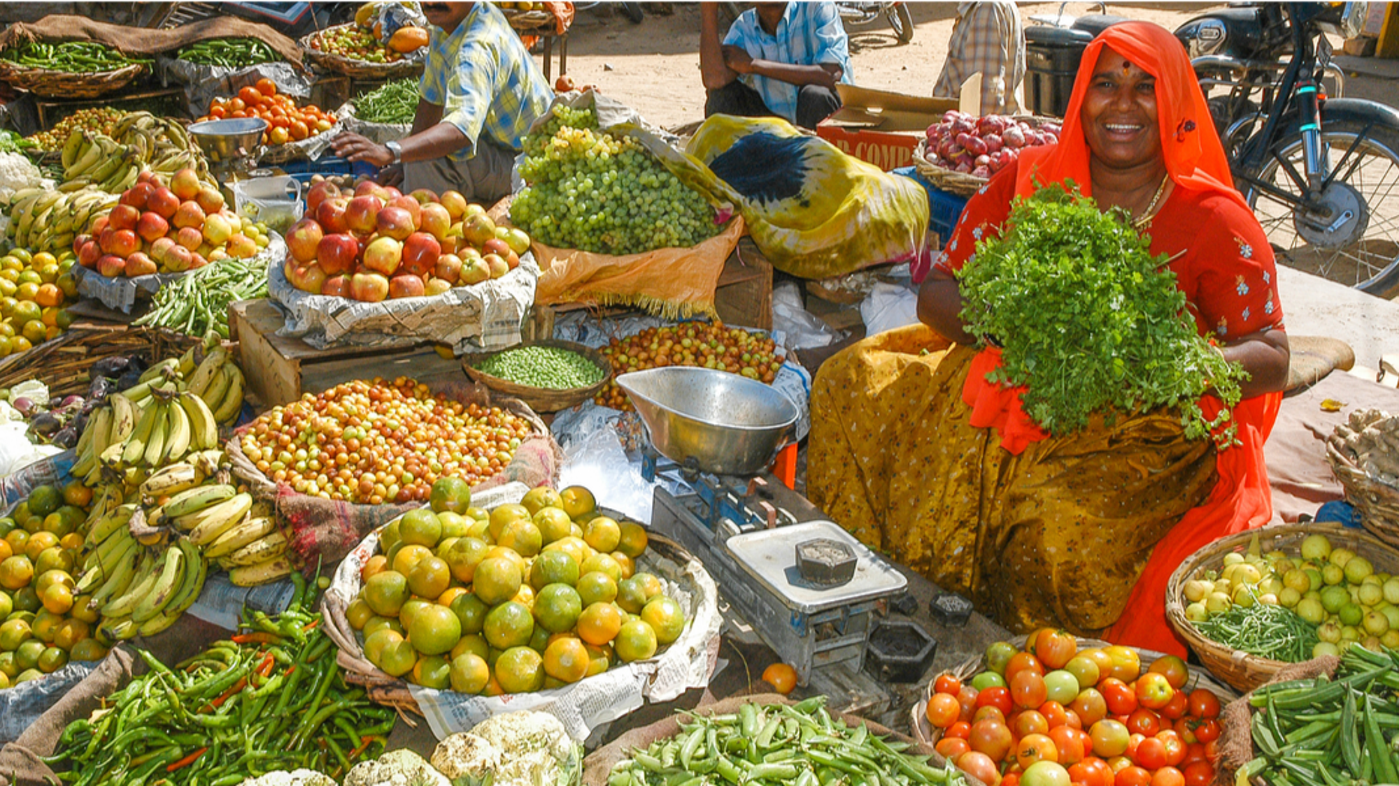 Sur le marché de Chandni Chowk, Dehli
