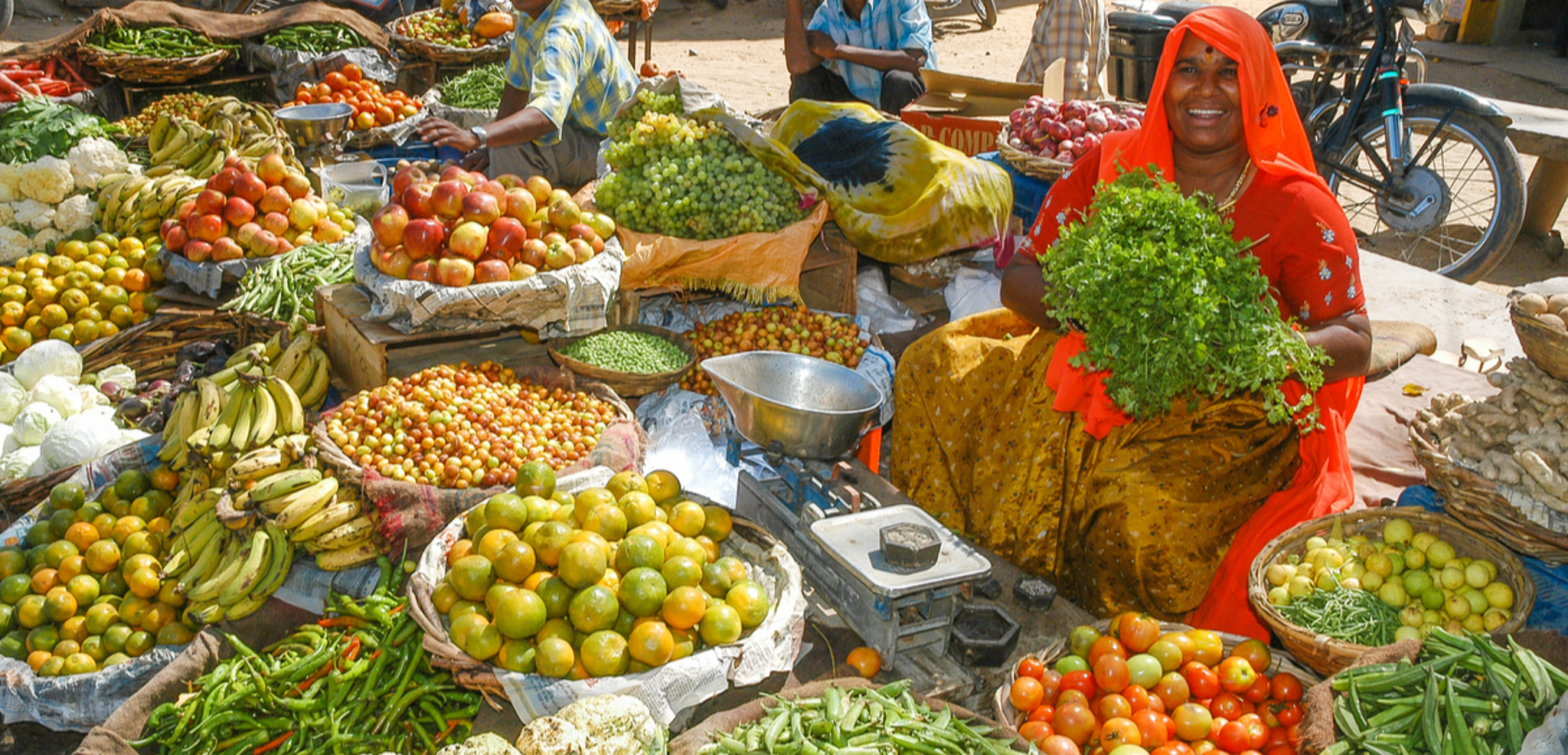 Sur le marché de Chandni Chowk, Dehli