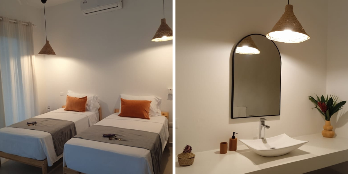 Et de chambres confortables avec une literie premium