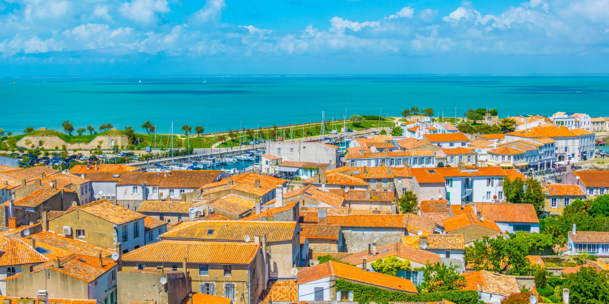 Vue de Saint Martin de Ré du haut de l'église