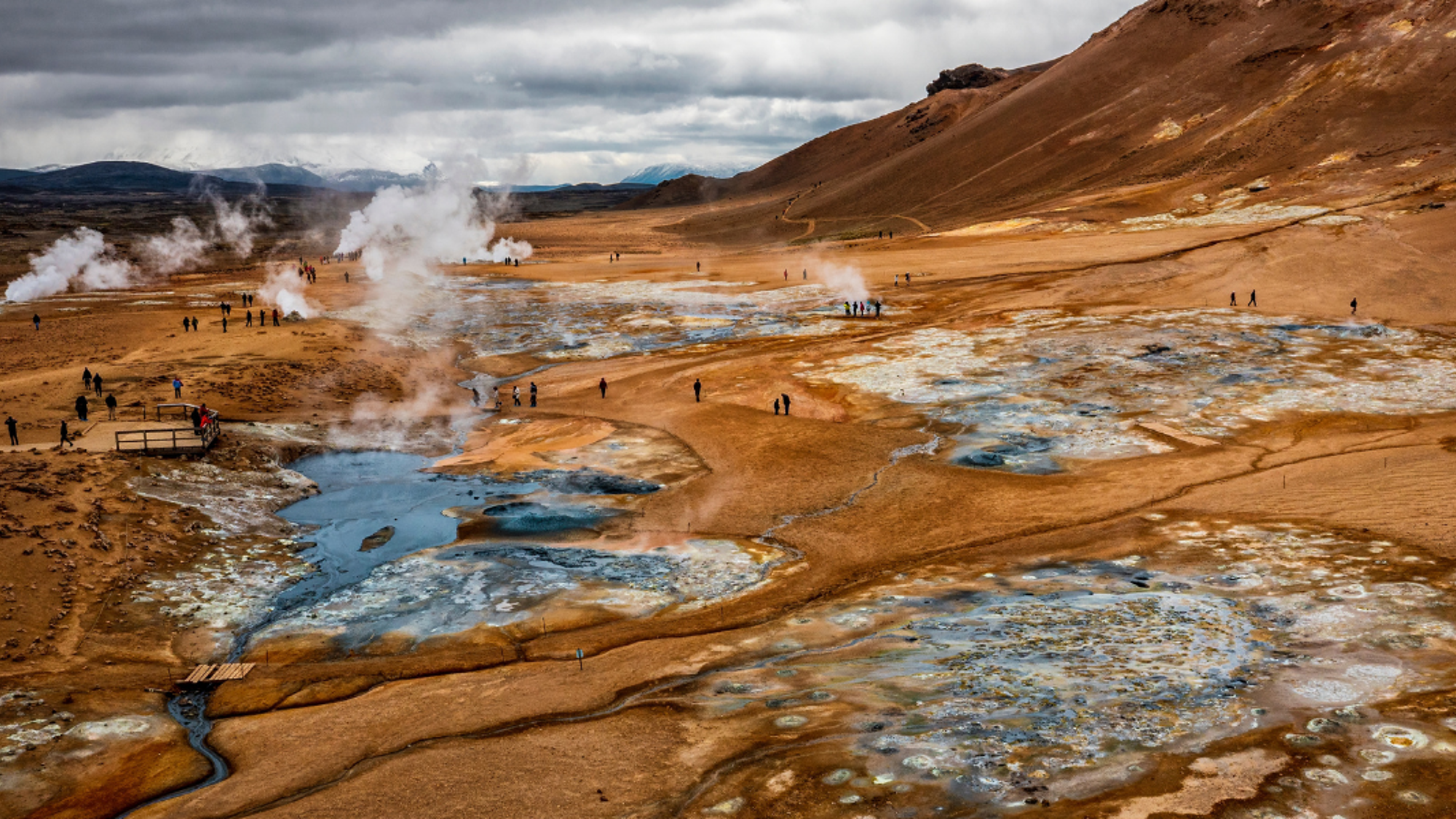 Site géothermique de Hverir, Islande