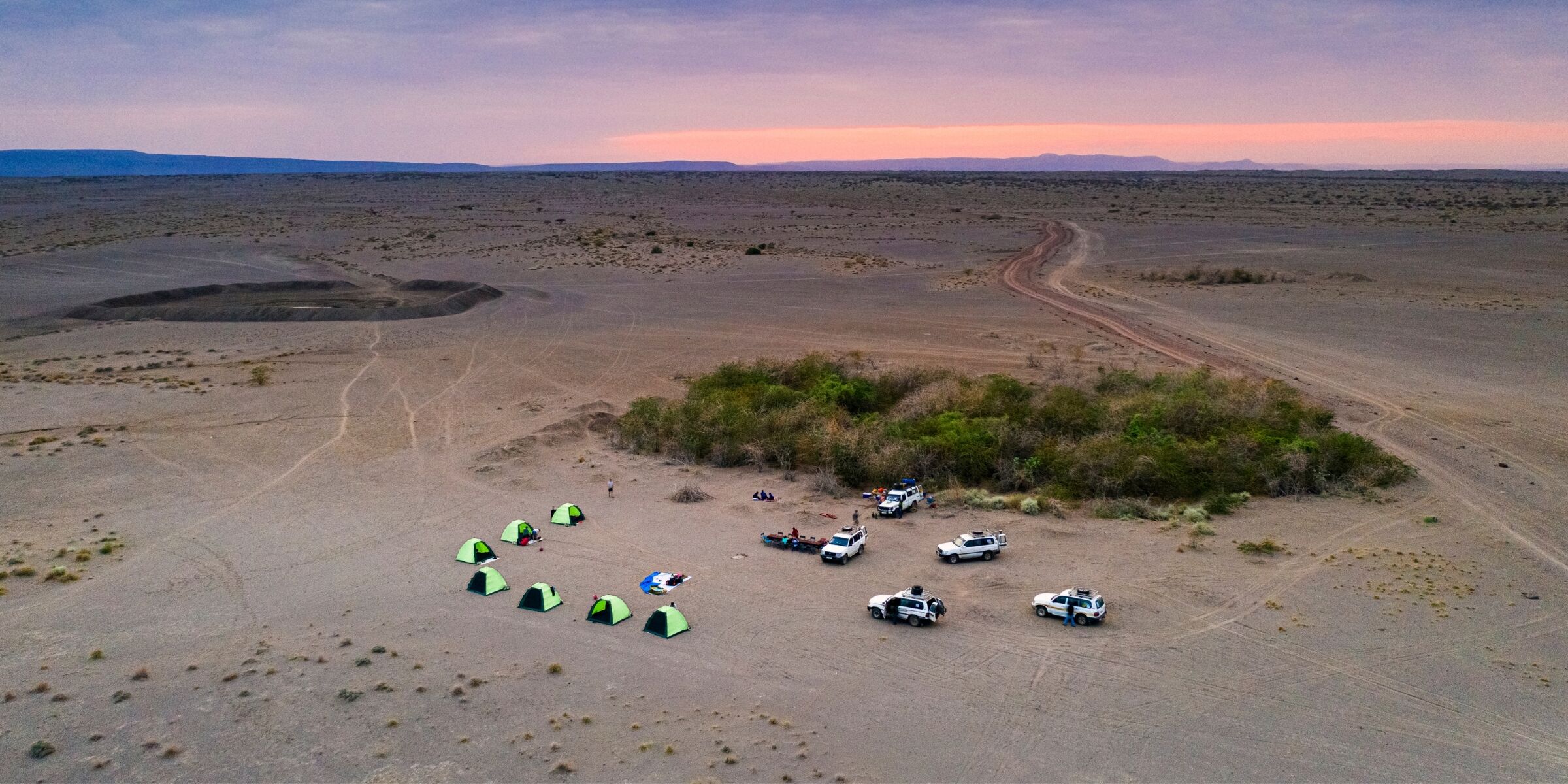 Campement, Désert du Danakil, Ethiopie