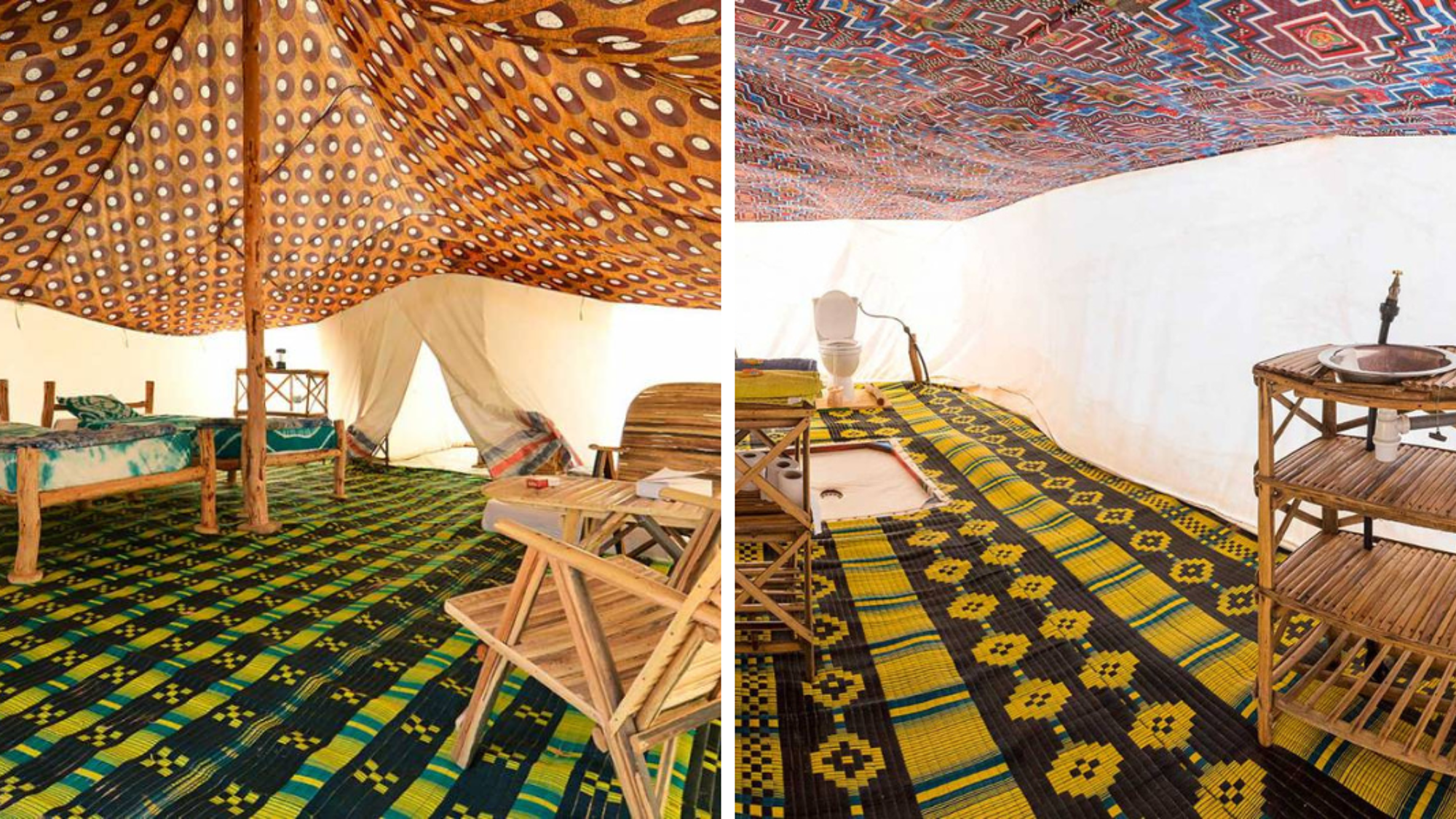 Dans des tentes tout confort (selon date de départ)