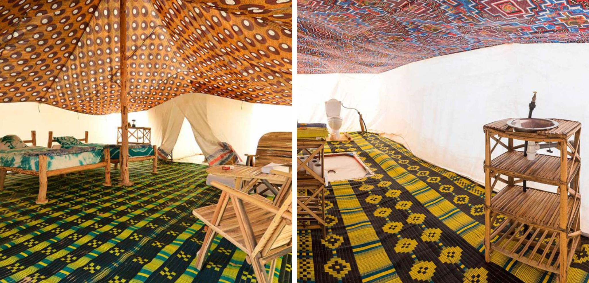 Dans des tentes tout confort (selon date de départ)