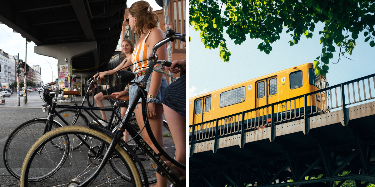 Puis continuez vos visites en toute liberté, à vélo, en transport en commun ou à pied (non inclus)