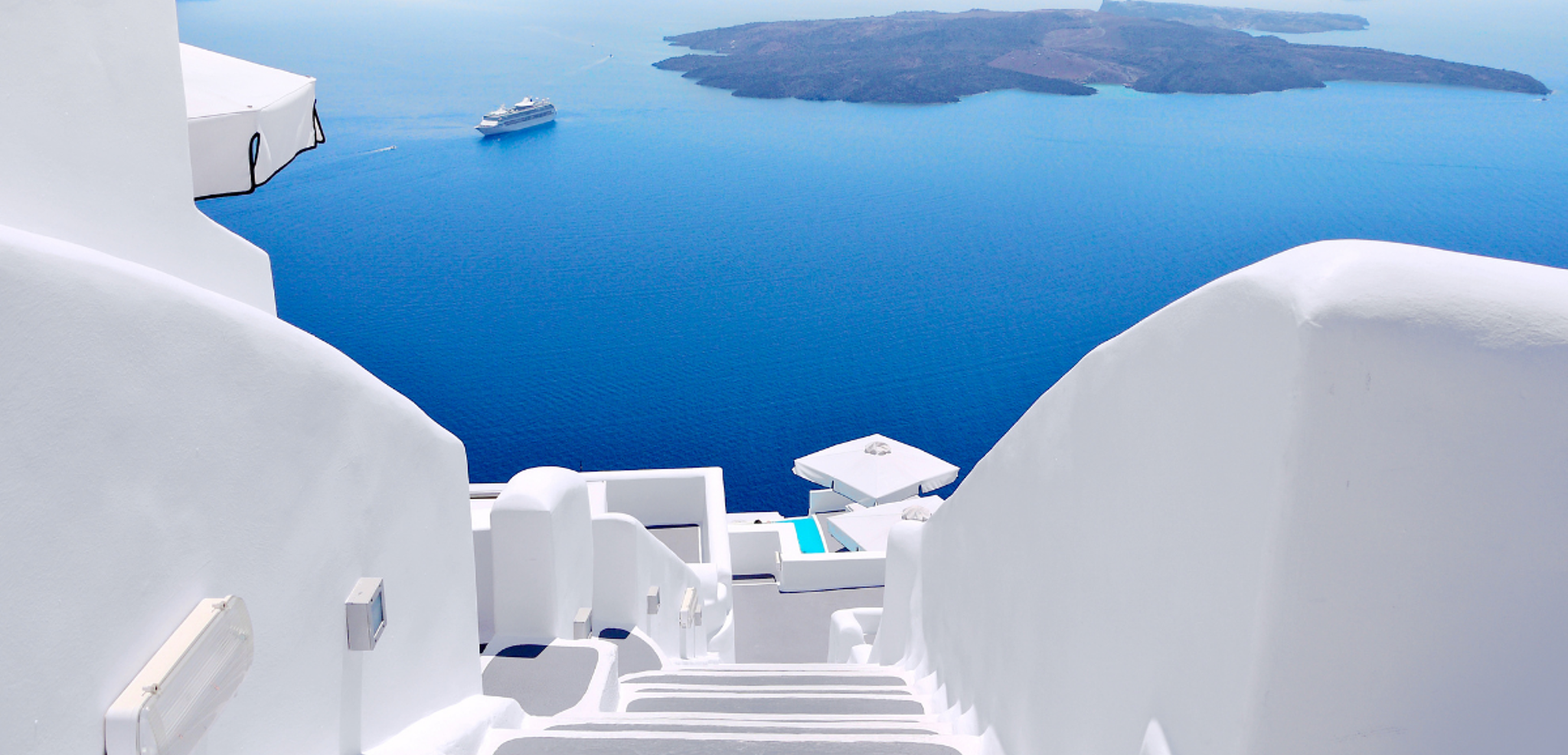 C'est parti pour Santorin, en ferry