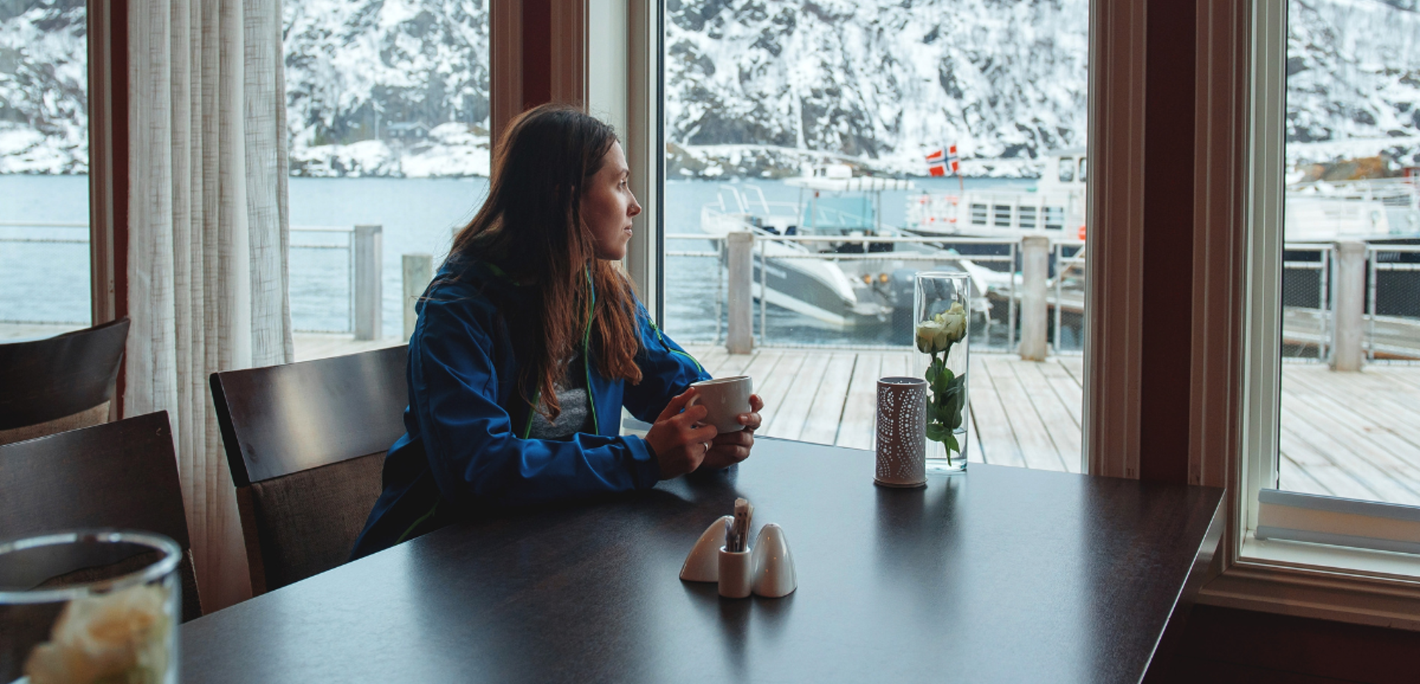 Une dernière pause café avant de quitter la Norvège - jour 8