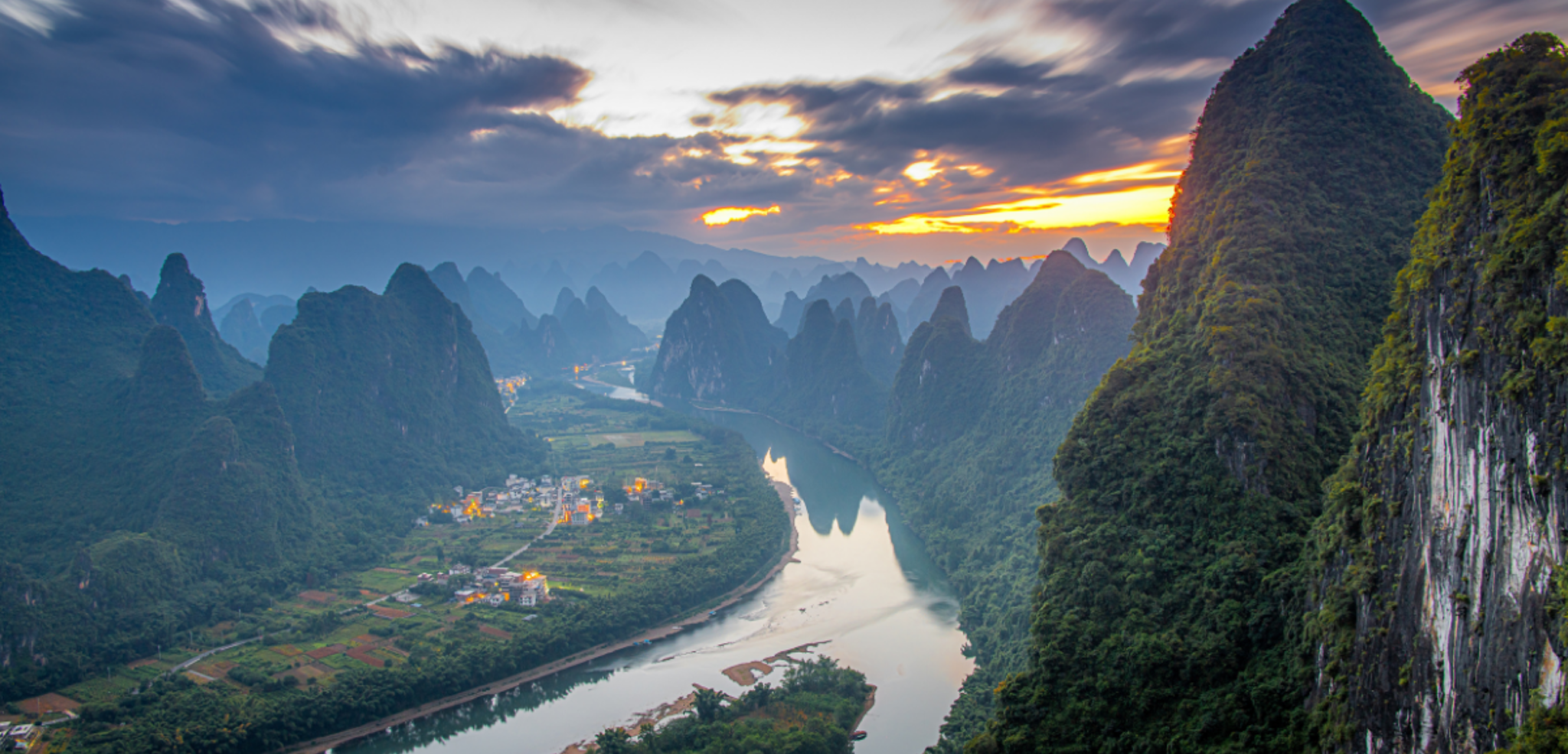 Point de vue de Xianggong, Chine