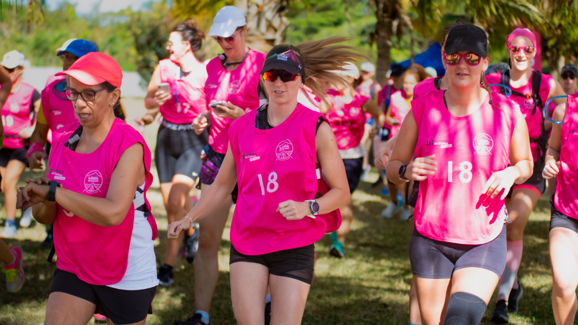 C'est parti pour l'épreuve du trail