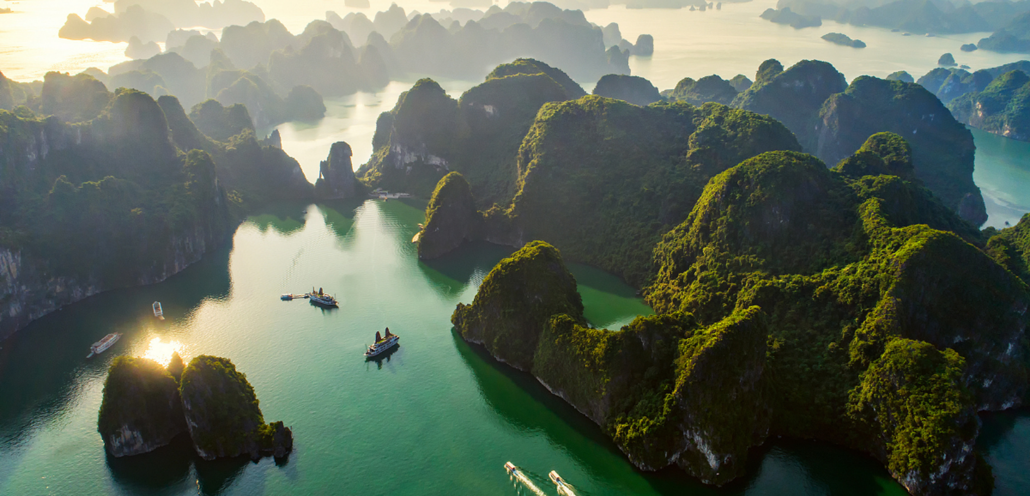 Sa célèbre baie d'Halong...