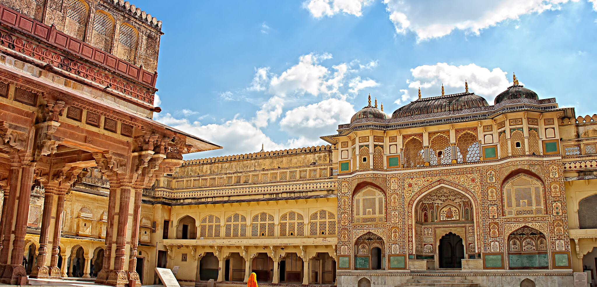 En route pour le Fort d'Amber, Jaipur (en jeep)