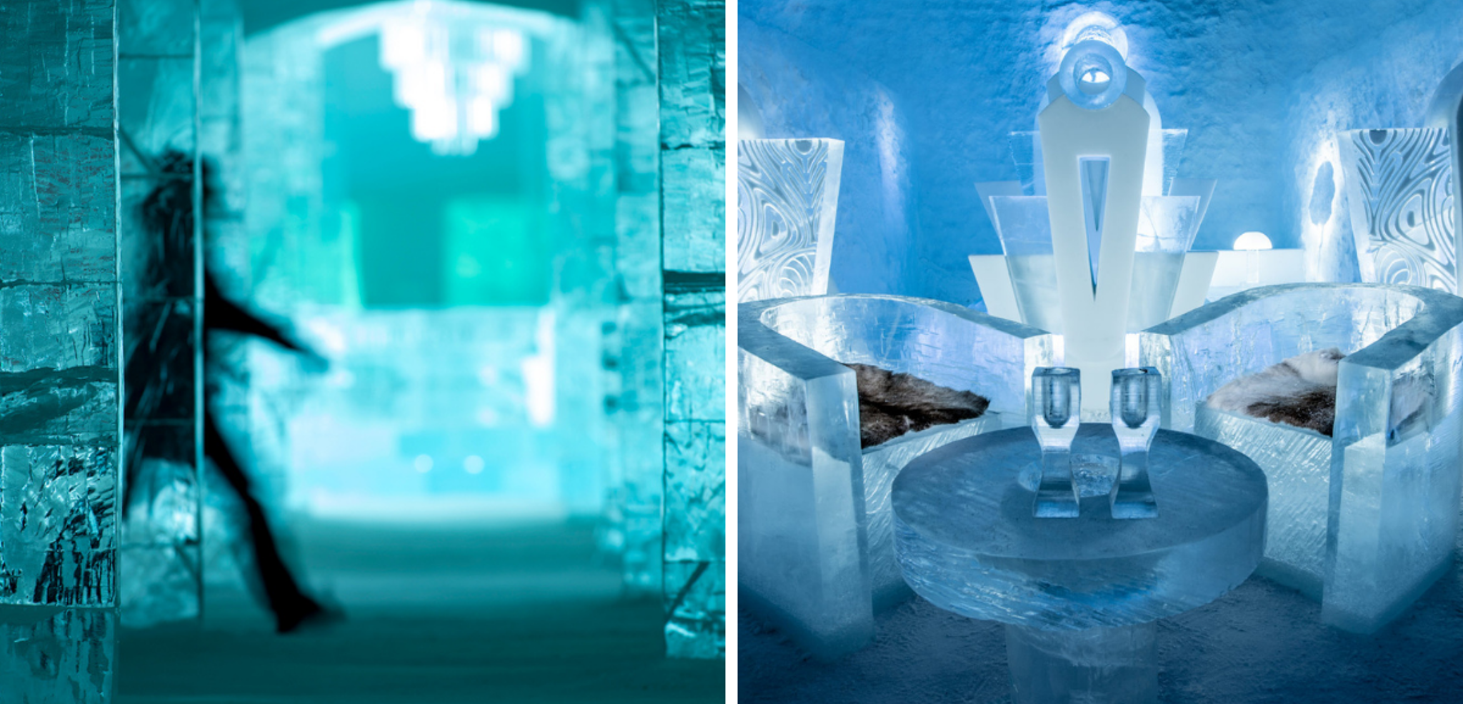 Découvrez un véritable palais sculpté à l'Icehotel