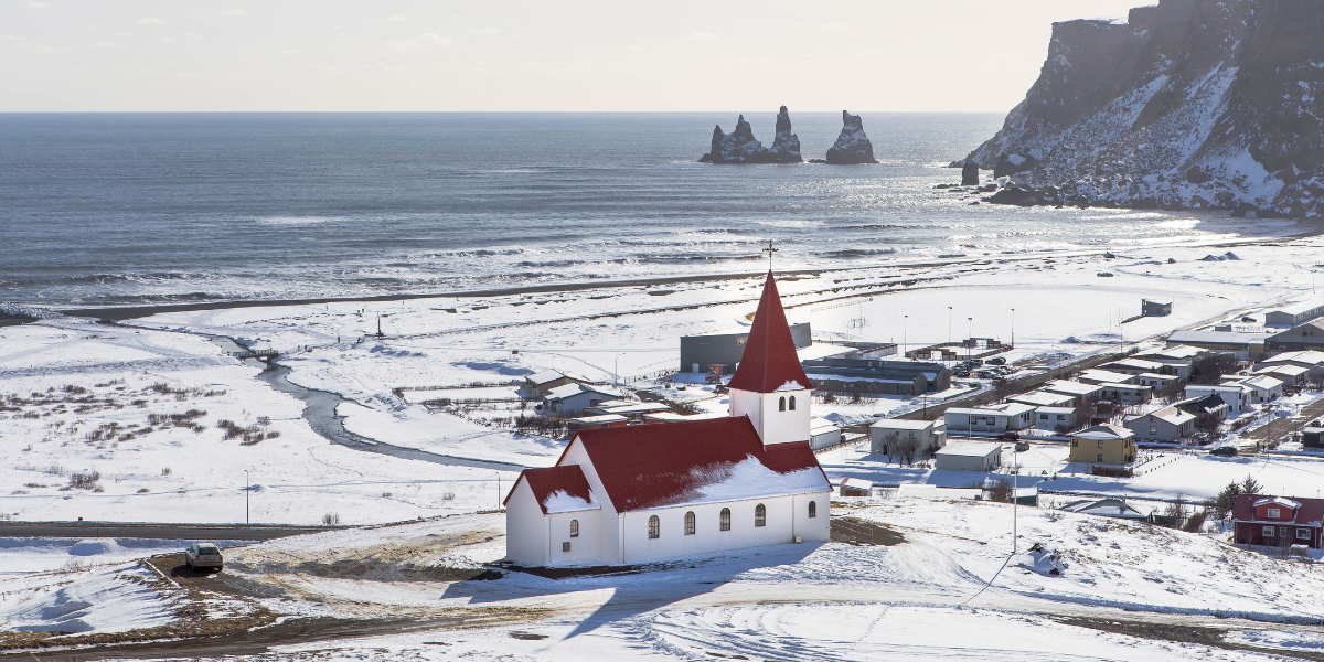 Le petit village de Vík 