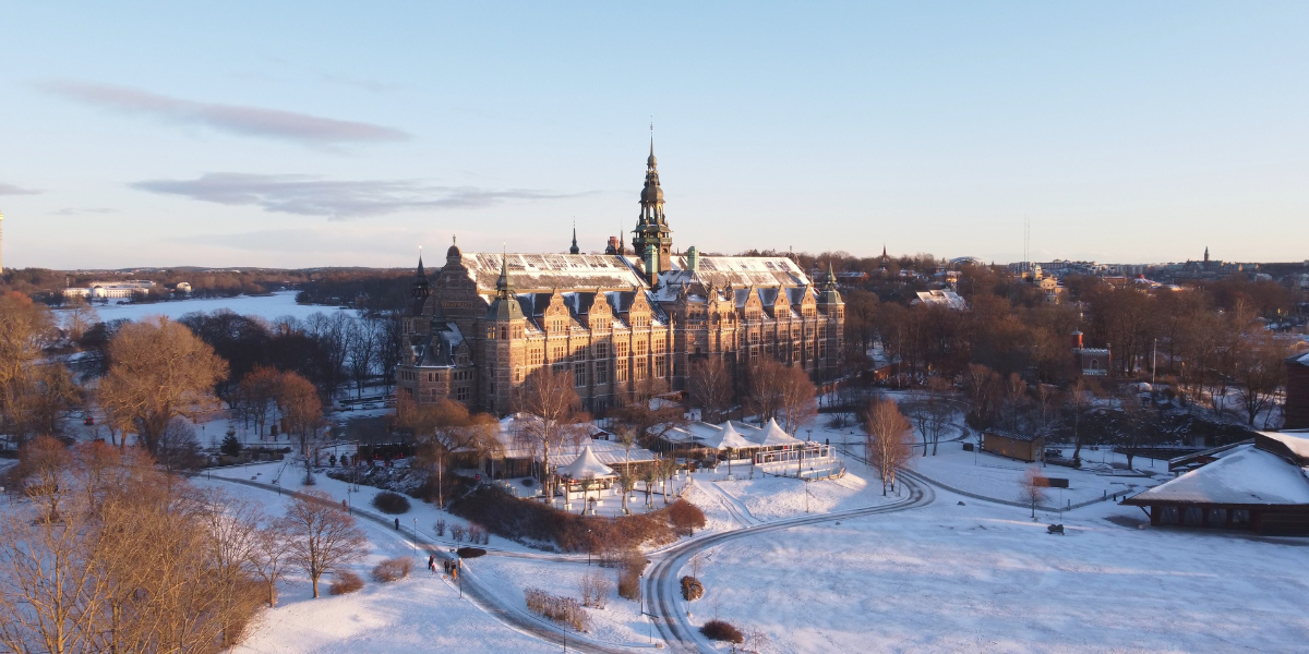 Le musée Nordiska, situé sur l'île de Djurgarden 