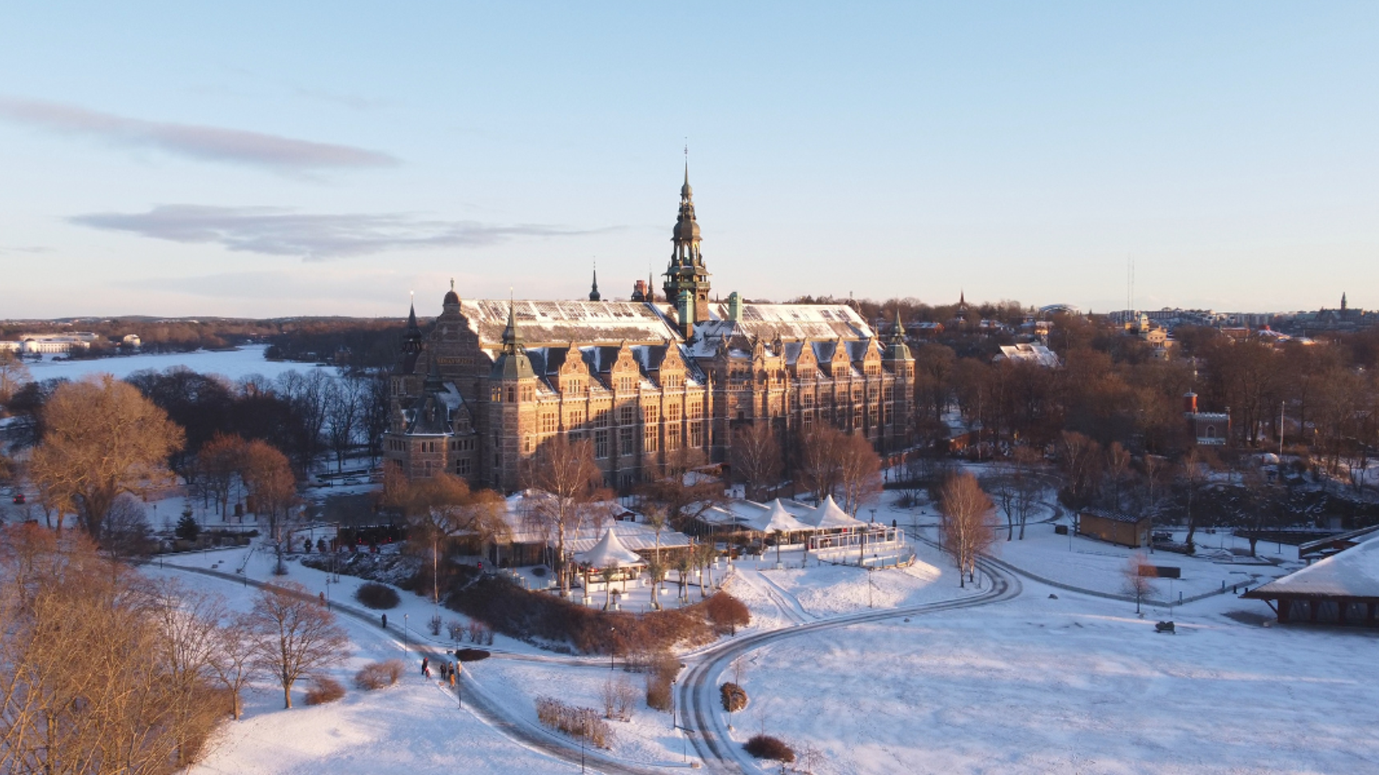 Le musée Nordiska, situé sur l'île de Djurgarden