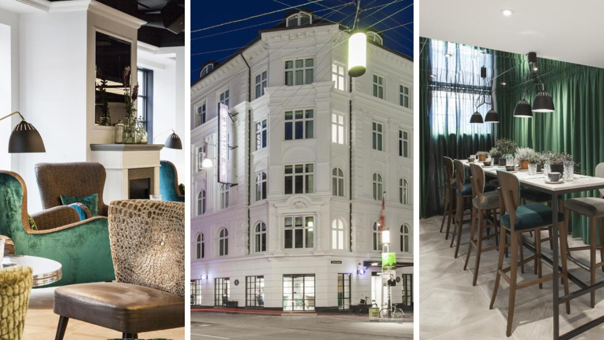 Les intérieurs de votre hébergement Absalon Boutique Hotel (ou similaire, photos non contractuelles) dans le quartier branché de Vesterbro, à Copenhague