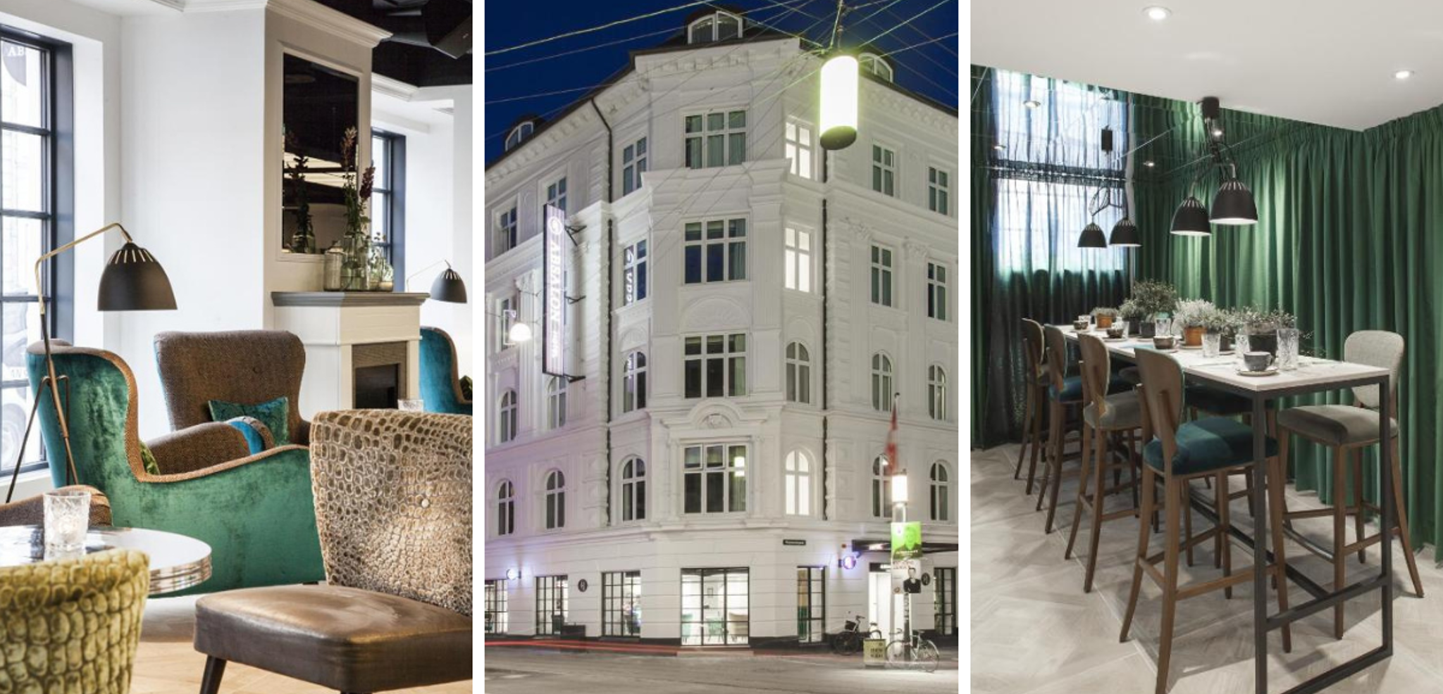 Les intérieurs de votre hébergement Absalon Boutique Hotel (ou similaire, photos non contractuelles) dans le quartier branché de Vesterbro, à Copenhague