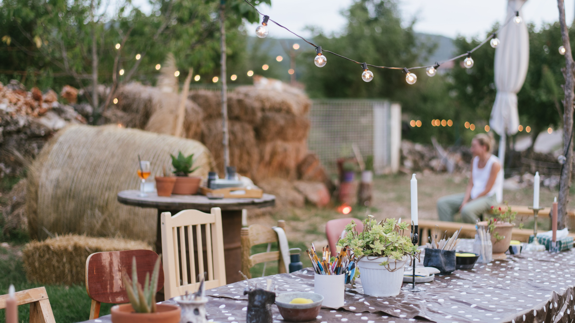 Activité peinture, Farm house OPG, Croatie