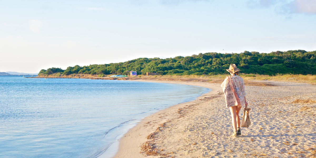 Ou le long de la plage