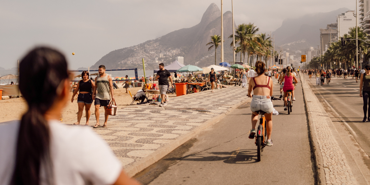 Rio de Janeiro à vélo, Brésil ©Emily Maggio
