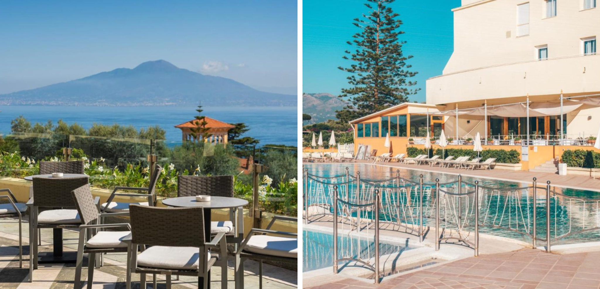 L'hôtel GH Vesuvio 4* à Sorrente (ou équivalent)