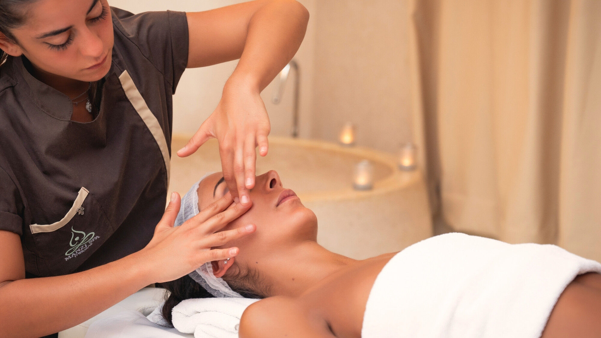 Soin du visage, Île d'Ischia, Italie