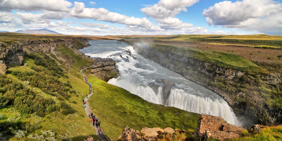 La cascade de Gullfoss (en été) - jour 2  