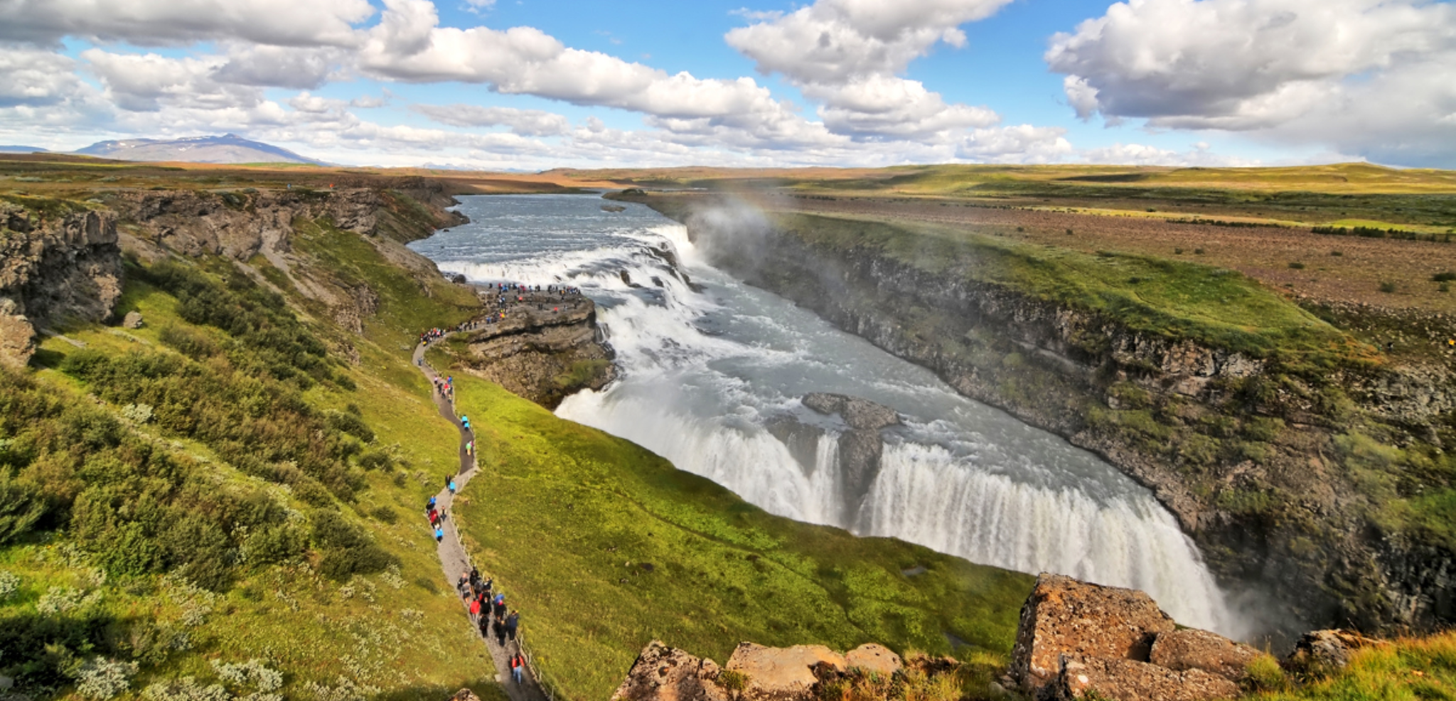 La cascade de Gullfoss (en été) - jour 2