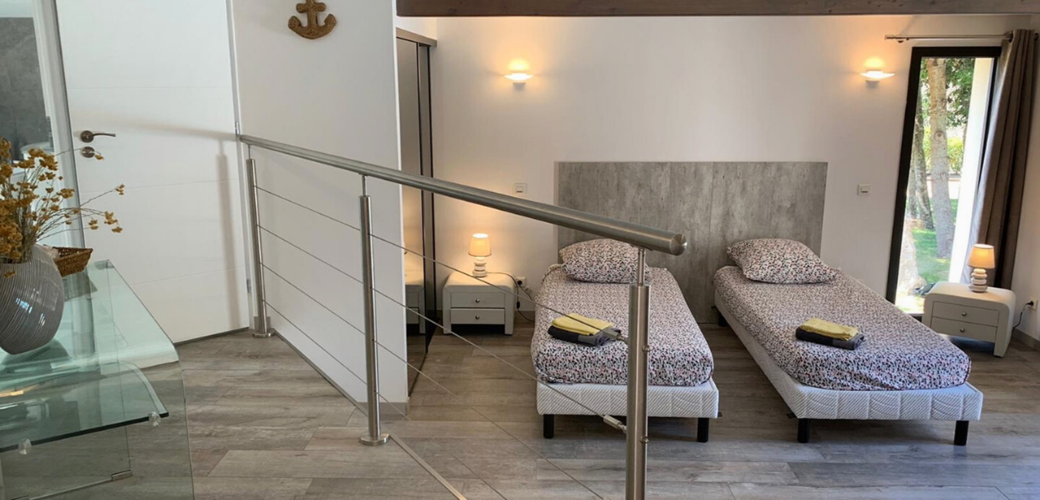 Chambre pour 2 copines (lits séparés)