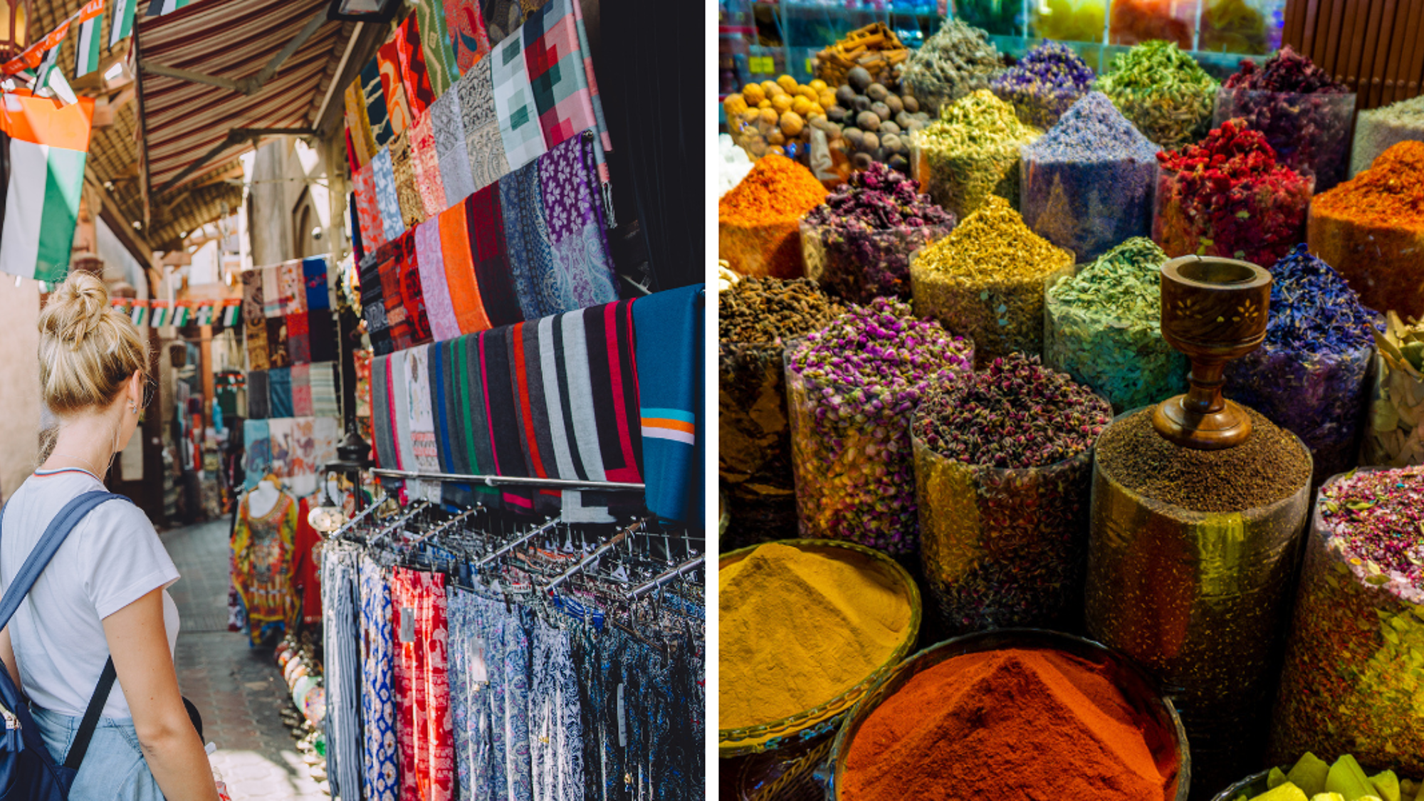 Virée dans les souks : tissus, épices et or