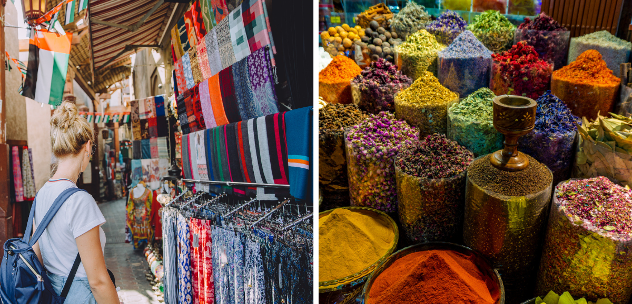 Virée dans les souks : tissus, épices et or