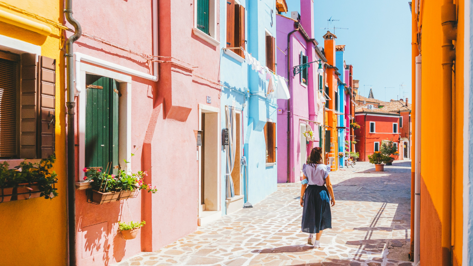 La découverte des îles de la lagune comme Burano (non inclus) - jours 1 à 4