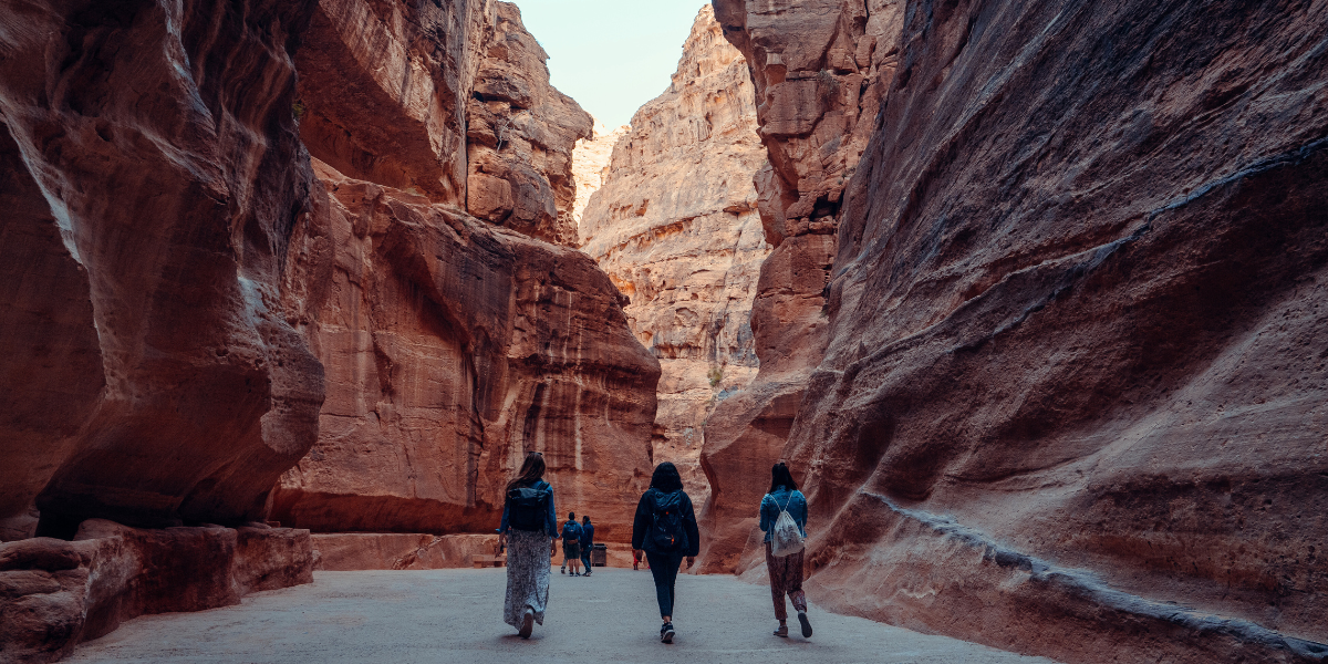 Le siq, un étroit canyon rose-orangé - jour 5 