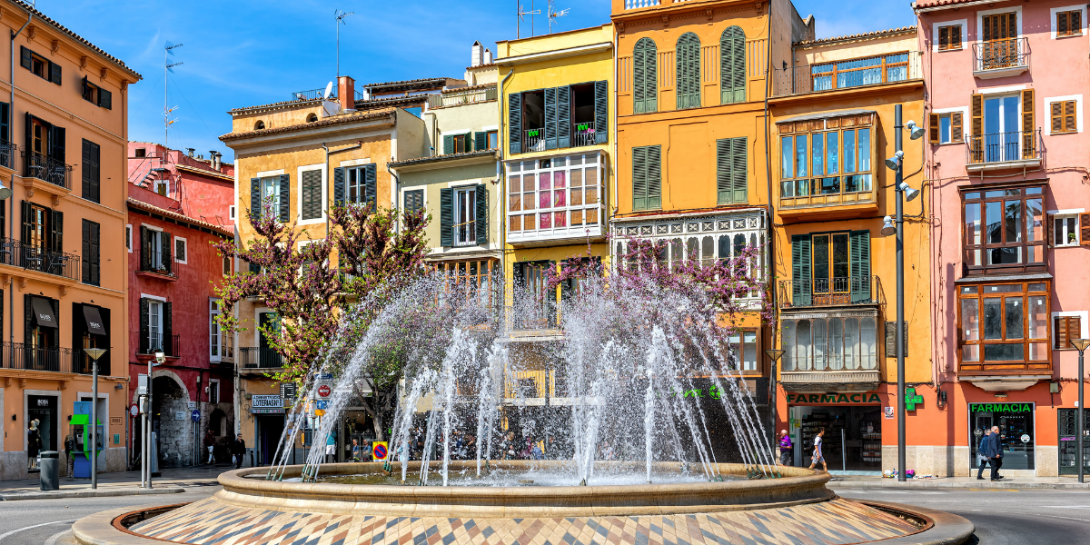 Palma et ses façades colorées