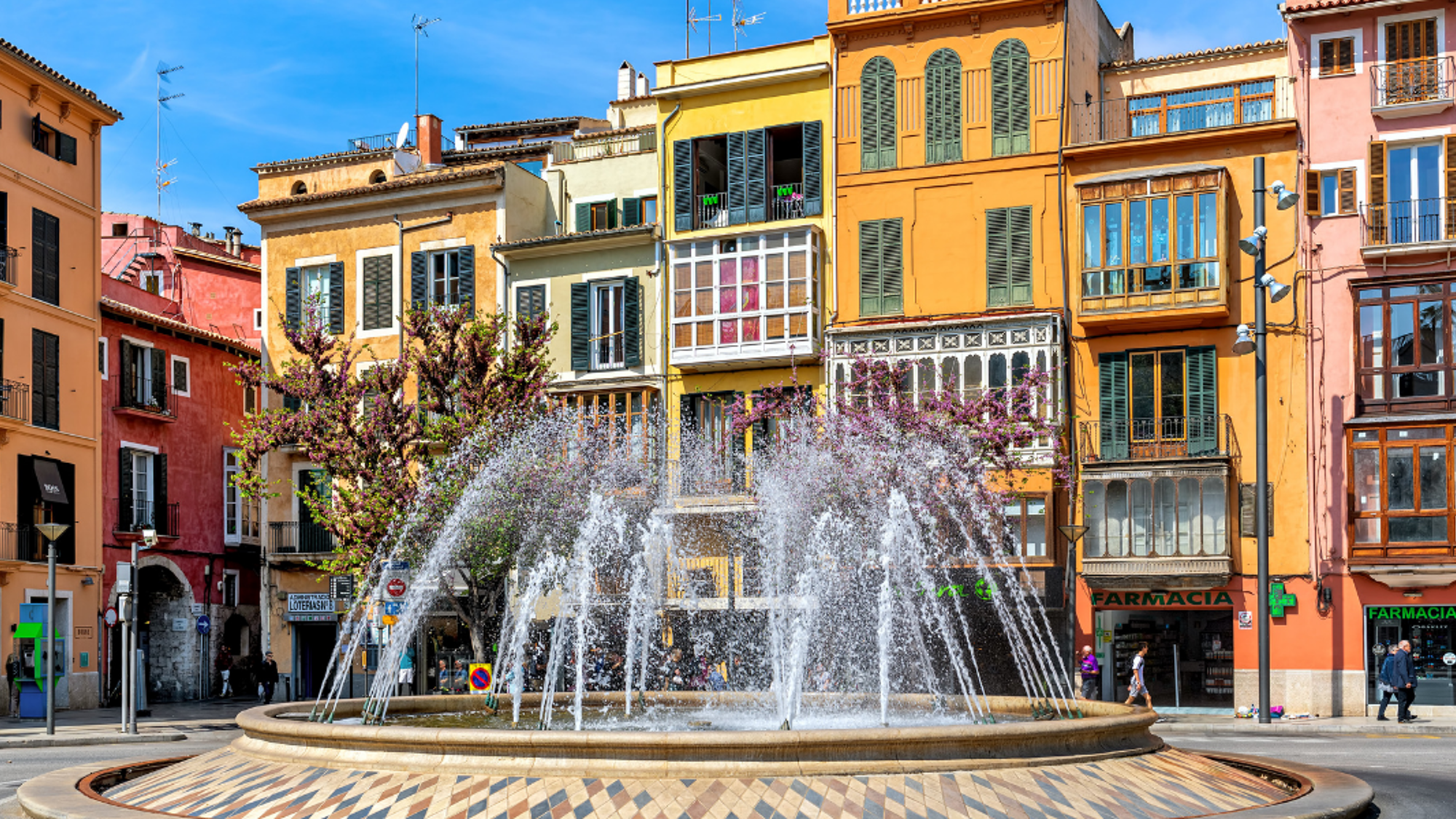 Palma et ses façades colorées