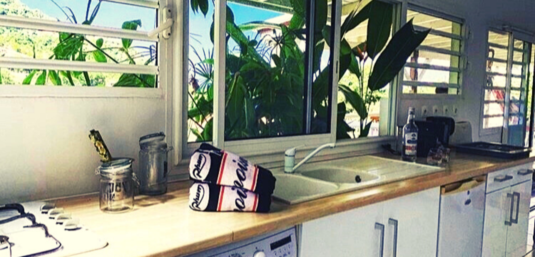 Cuisine avec vue, au coeur de la végétation !