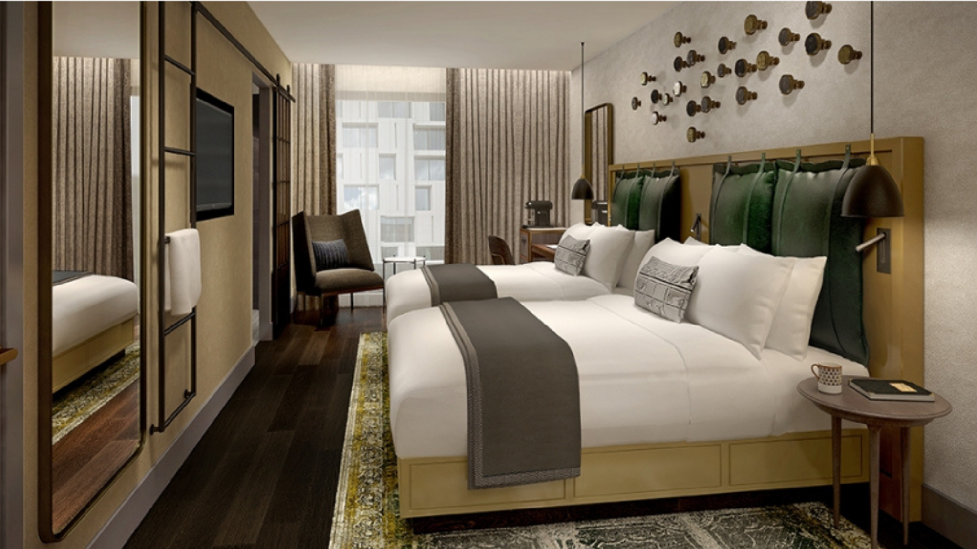 Des chambres cosy et modernes, avec tout le confort nécessaire !